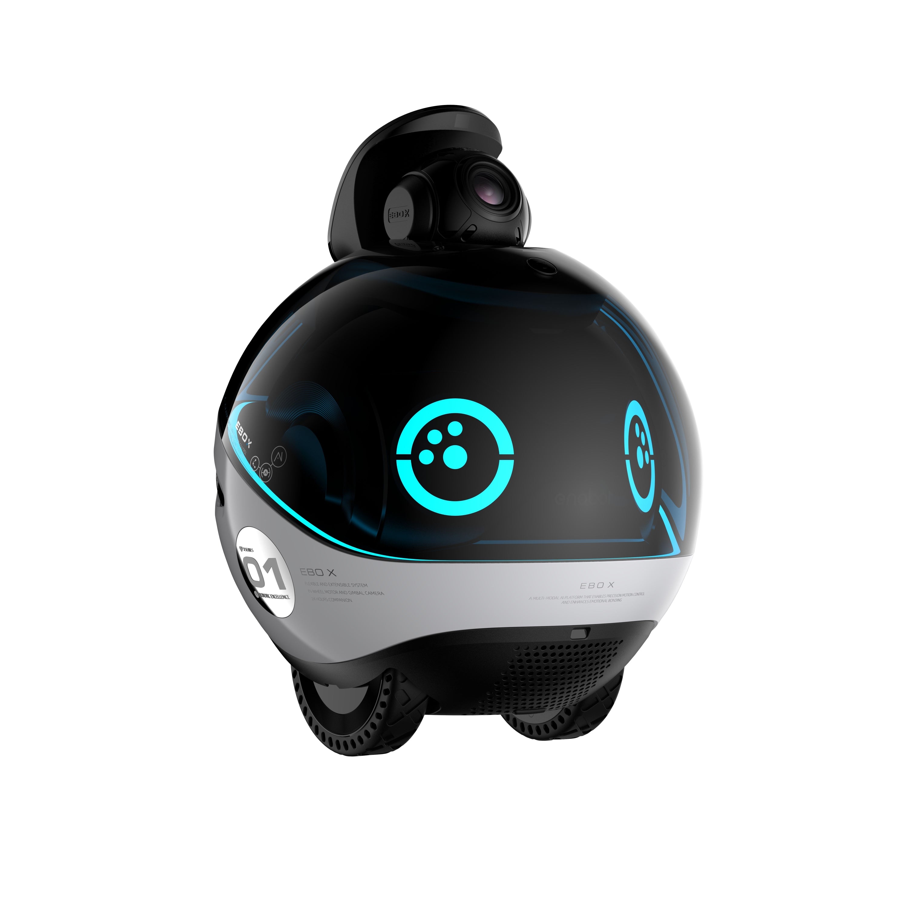 EBO X  スマートホームロボット・万能執事ロボット Alexa音声制御
