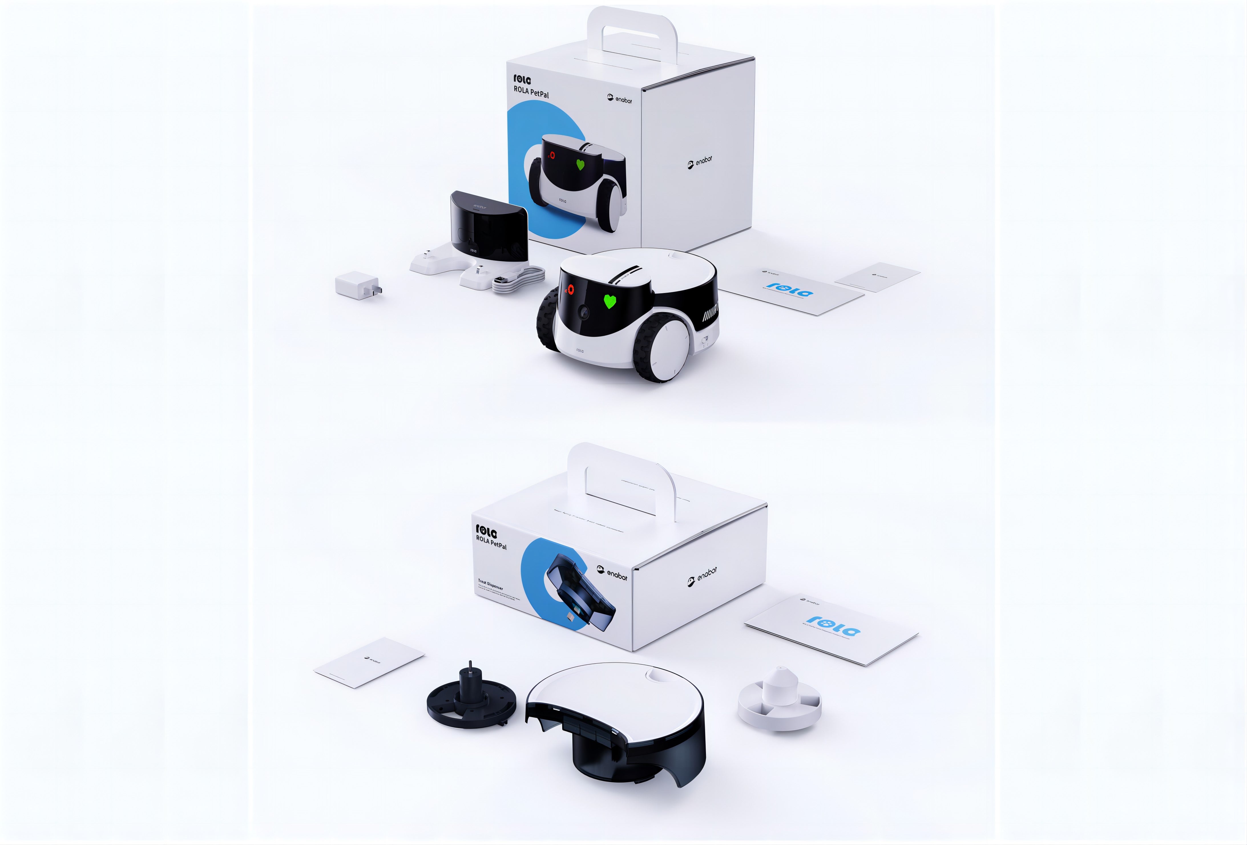 ROLA PetPal ペットのAIロボットコンパニオン 給餌セット 遊びセット