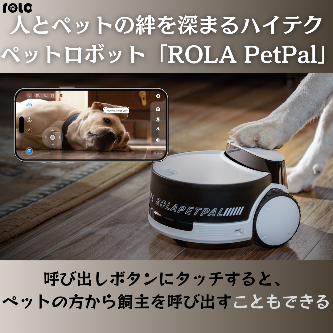 ペットコンパニオンAIロボット ROLA PetPal
